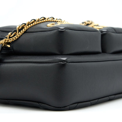 Chanel 22C Camera Bag Calfskin Black (Microchip)
