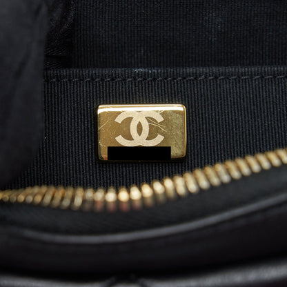 Chanel 22C Camera Bag Calfskin Black (Microchip)