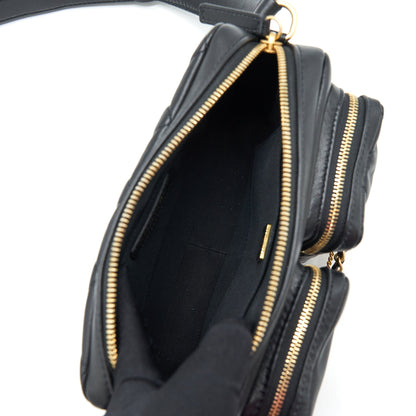 Chanel 22C Camera Bag Calfskin Black (Microchip)
