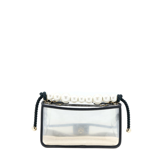 Chanel Sand By The Sea Flap Bag PVC/ Lambskin L