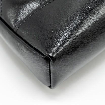 Chanel Mini 31 Clutch With Chain Shiny Calfskin Black L (Microchip)