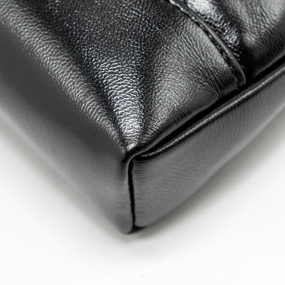 Chanel Mini 31 Clutch With Chain Shiny Calfskin Black L (Microchip)