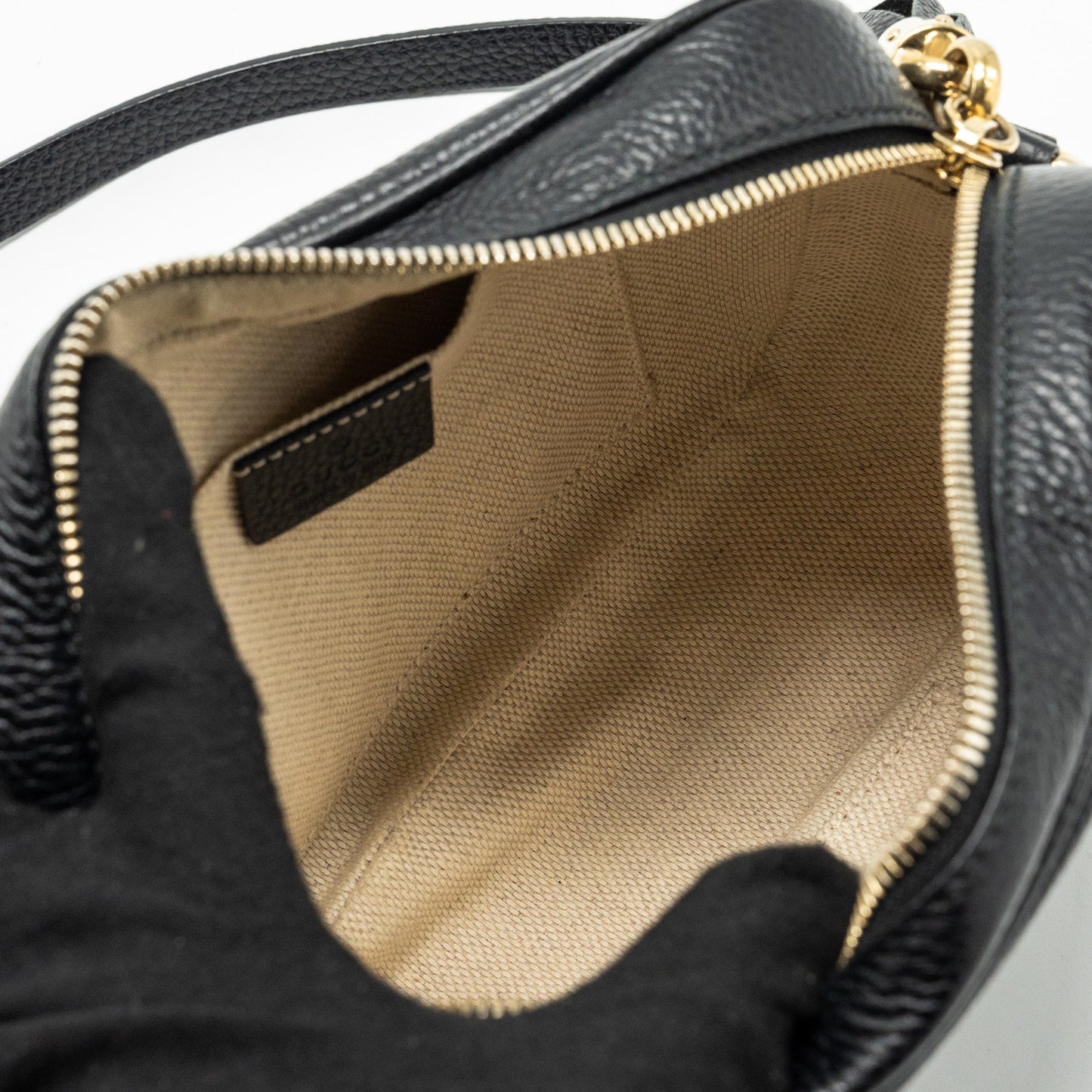 Gucci Disco Soho Camera Bag grained calfskin black