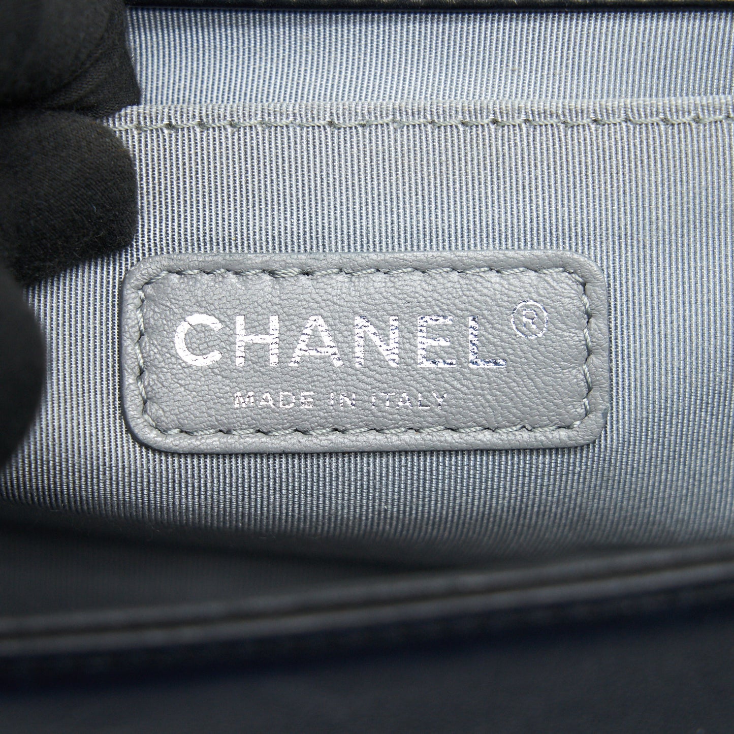 Chanel medium boy Chanel Handbag Black ruthenium hardware