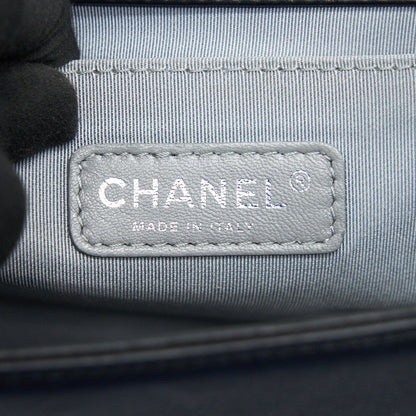 Chanel medium boy Chanel Handbag Black ruthenium hardware