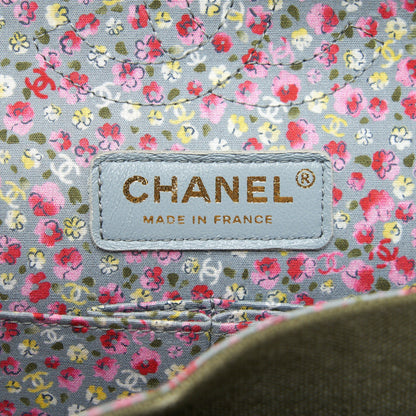 Chanel Cuba Charms classic double flap Bag canvas Green