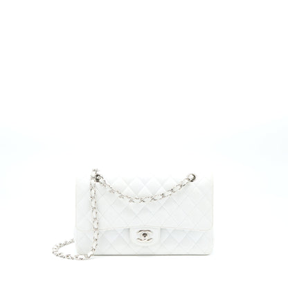 Chanel Medium Classic Flap Caviar White