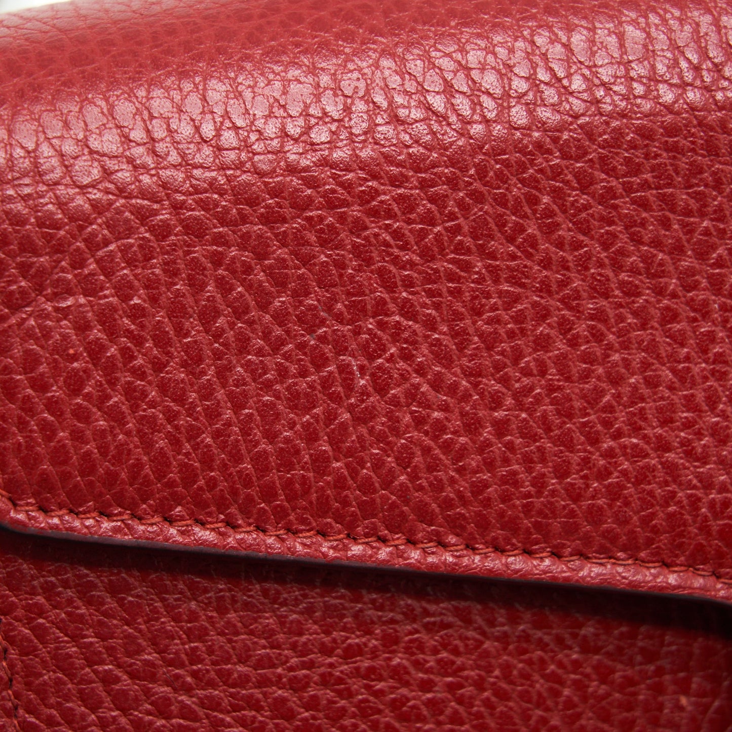 Gucci Dionysus leather mini chain Red bag Gold and silver hardware
