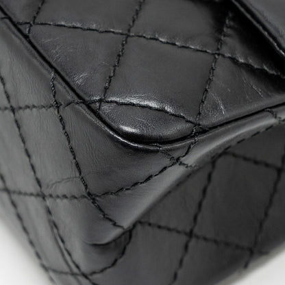 Chanel Mini 2.55 Reissue Aged Calfskin Black