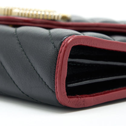 Gucci GG Marmont Wallet On Chain Black