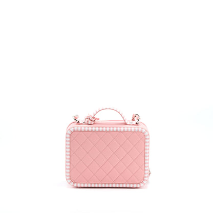 Chanel Medium Filigree Vanity Case Caviar Multicolour Pink