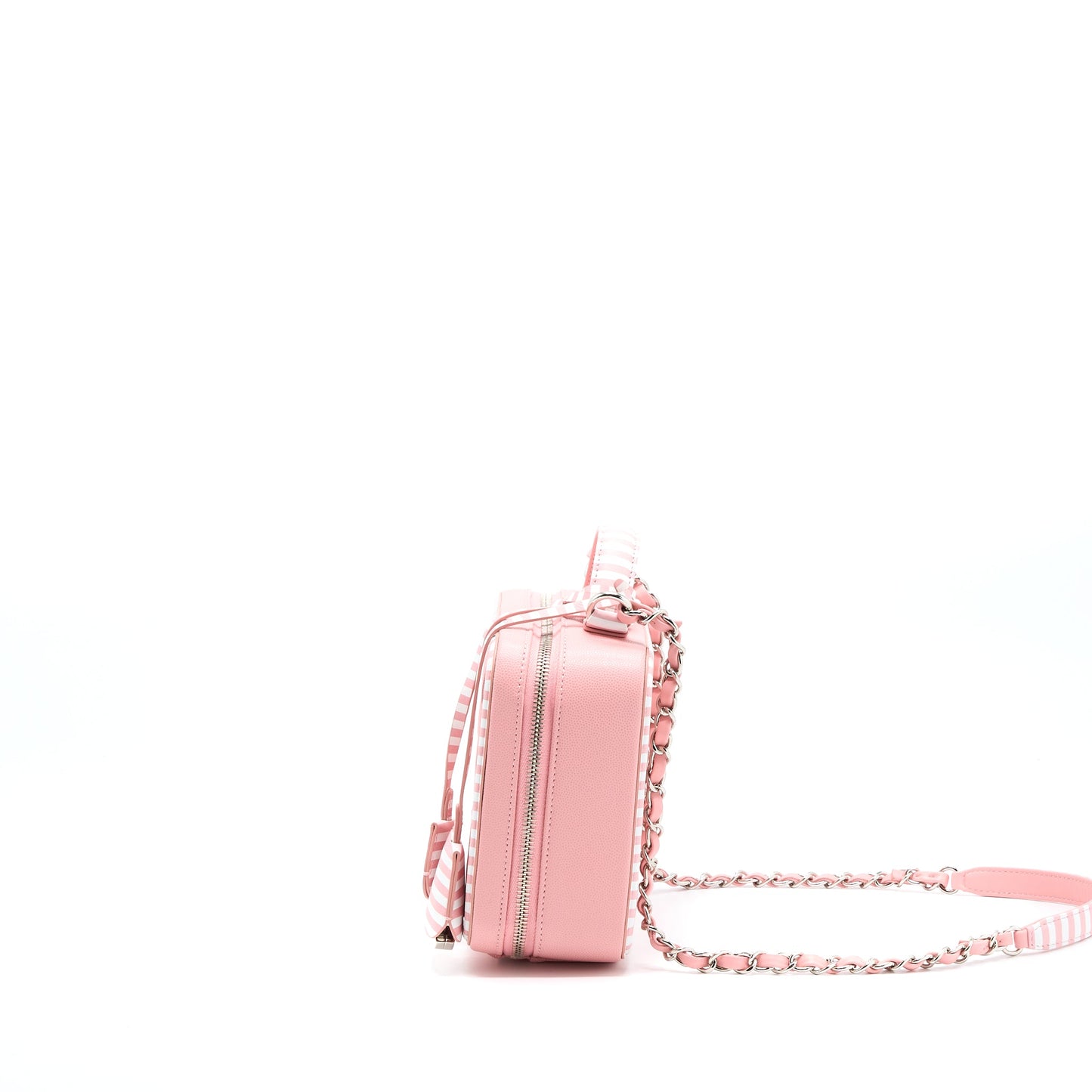 Chanel Medium Filigree Vanity Case Caviar Multicolour Pink