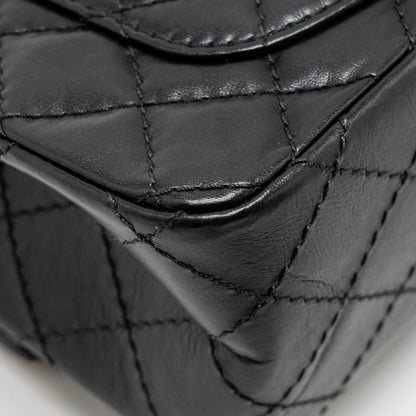 Chanel Mini 2.55 Reissue Aged Calfskin Black
