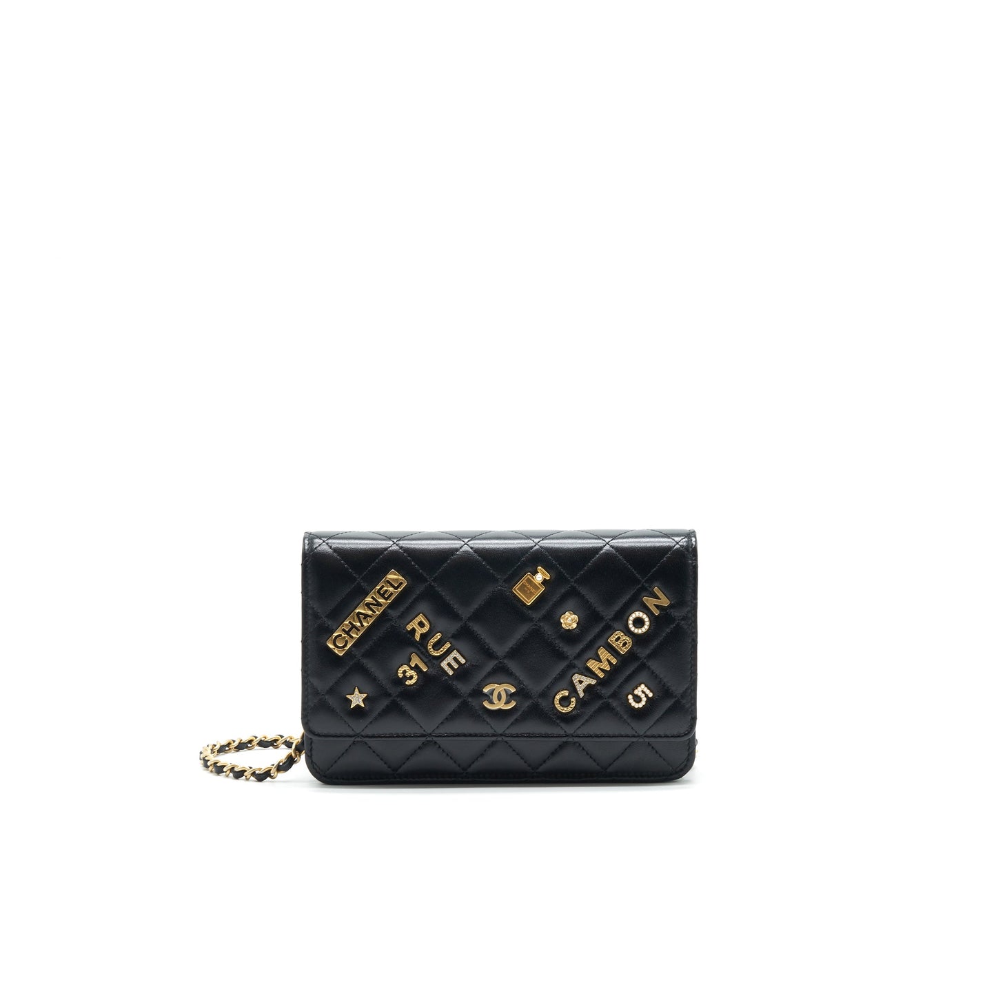 Chanel 2021 Seasonal Wallet on Chain black