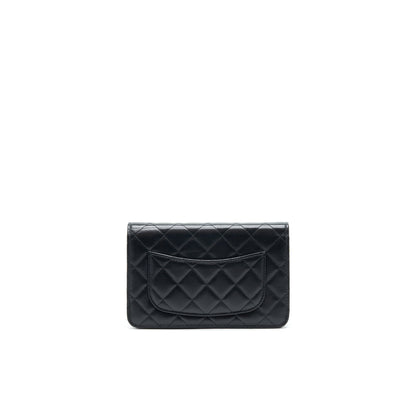 Chanel 2021 Seasonal Wallet on Chain black