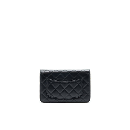 Chanel 2021 Seasonal Wallet on Chain black
