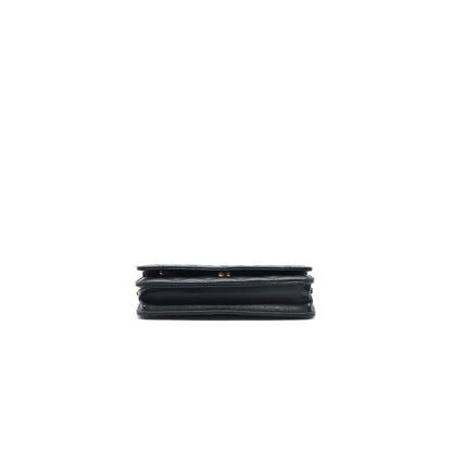 Chanel 2021 Seasonal Wallet on Chain black