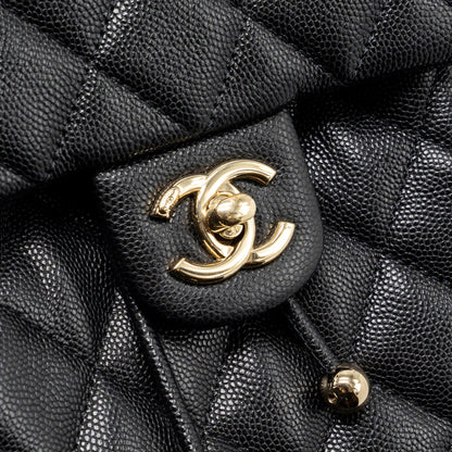 Chanel 23s mini Backpack Caviar Black L (Microchip)