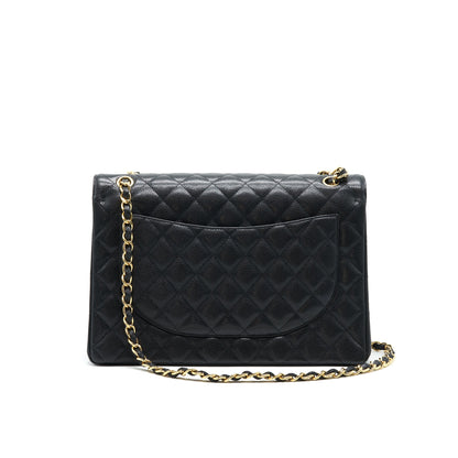 Chanel Maxi Classic double Flap Black Caviar