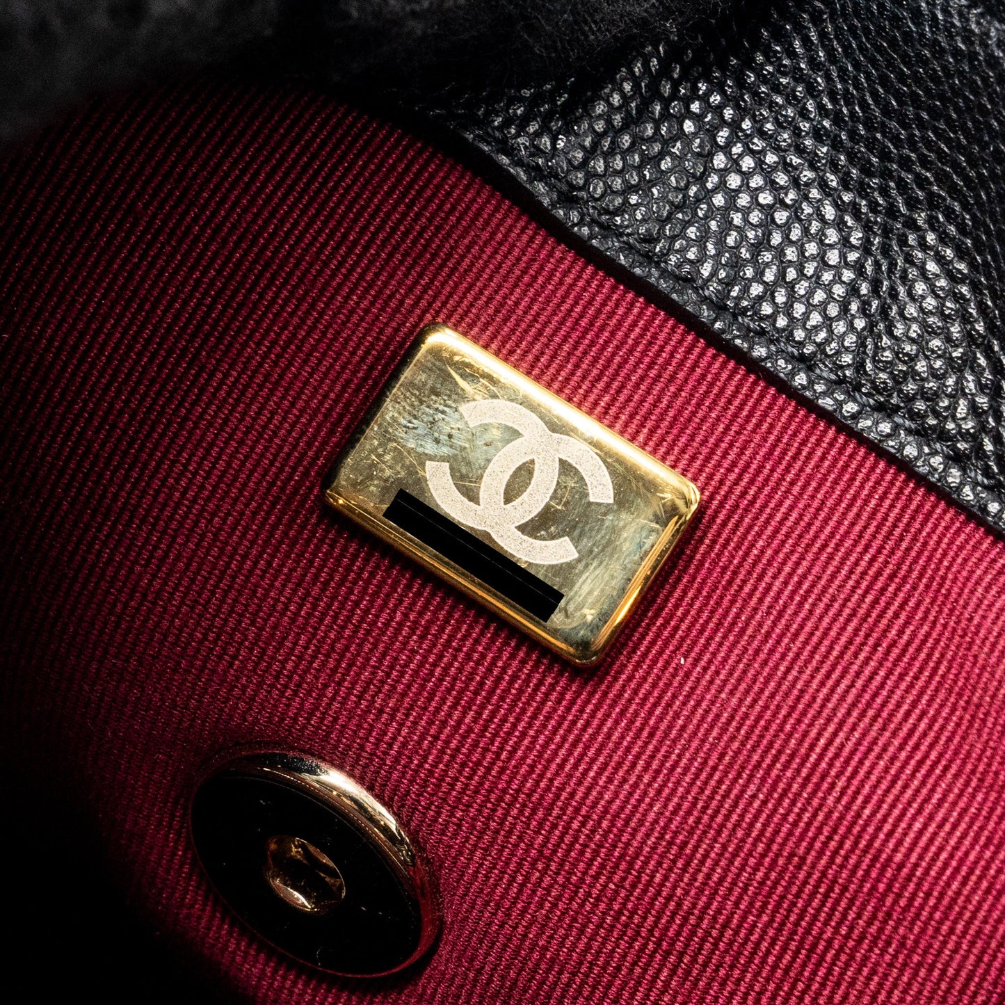 Chanel 23s mini Backpack Caviar Black L (Microchip)