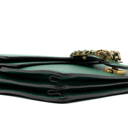 Gucci Dionysus Shoulder Bag Calfskin Green