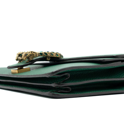 Gucci Dionysus Shoulder Bag Calfskin Green