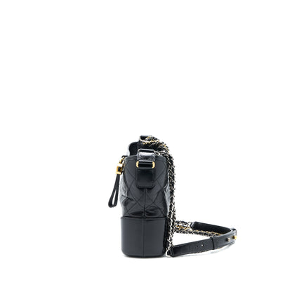 Chanel New Medium Gabrielle Hobo Bag Aged Smooth Calfskin Multicolour Hardware