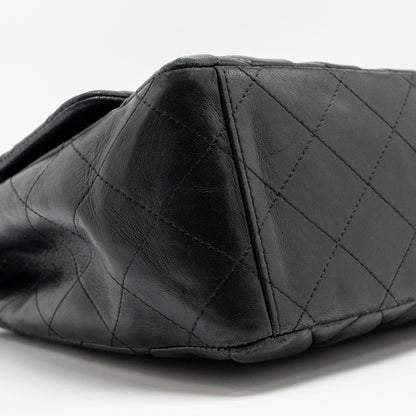 Chanel maxi classic single flap bag lambskin black