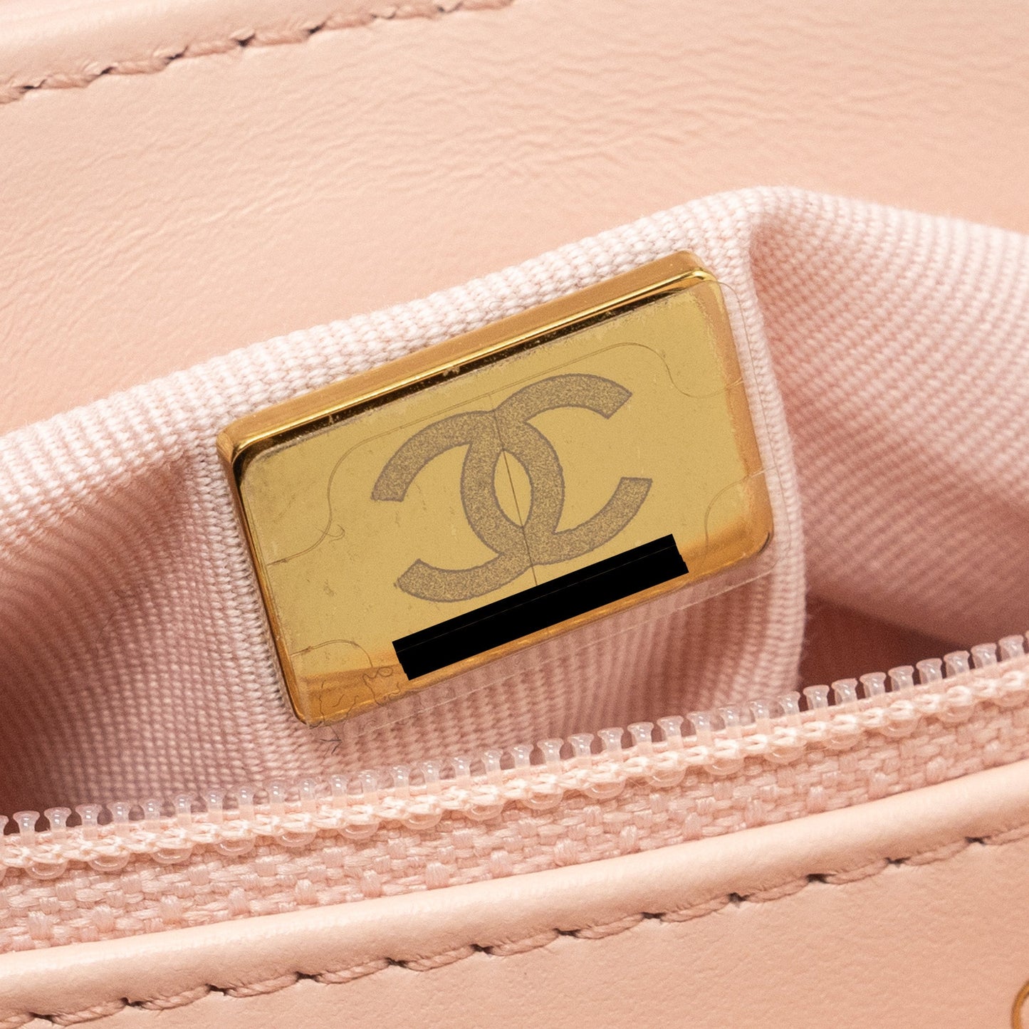 Chanel 23k mini shopping tote / kelly bag calfskin pink  (Microchip)