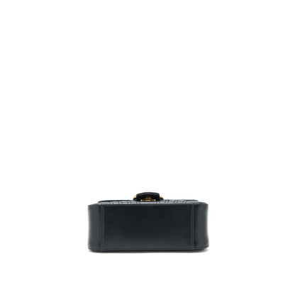 Gucci GG Marmont Mini Top Handle Bag Calfskin Black
