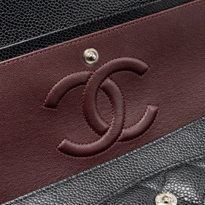 Chanel Medium Classic Double Flap Bag Caviar Black