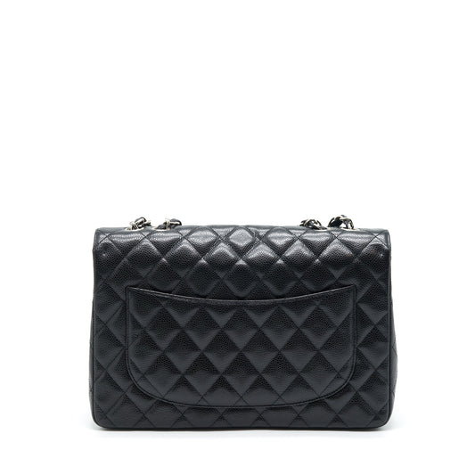 Chanel Jumbo Single Flap Bag Caviar Black