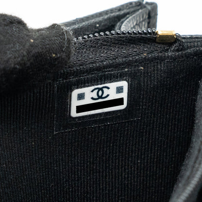 Chanel 23s Wallet On Chain with bag Charm Caviar Black (Microchip)