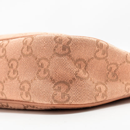 Gucci Small Ophidia Hobo Bag GG Supreme Canvas Pink L