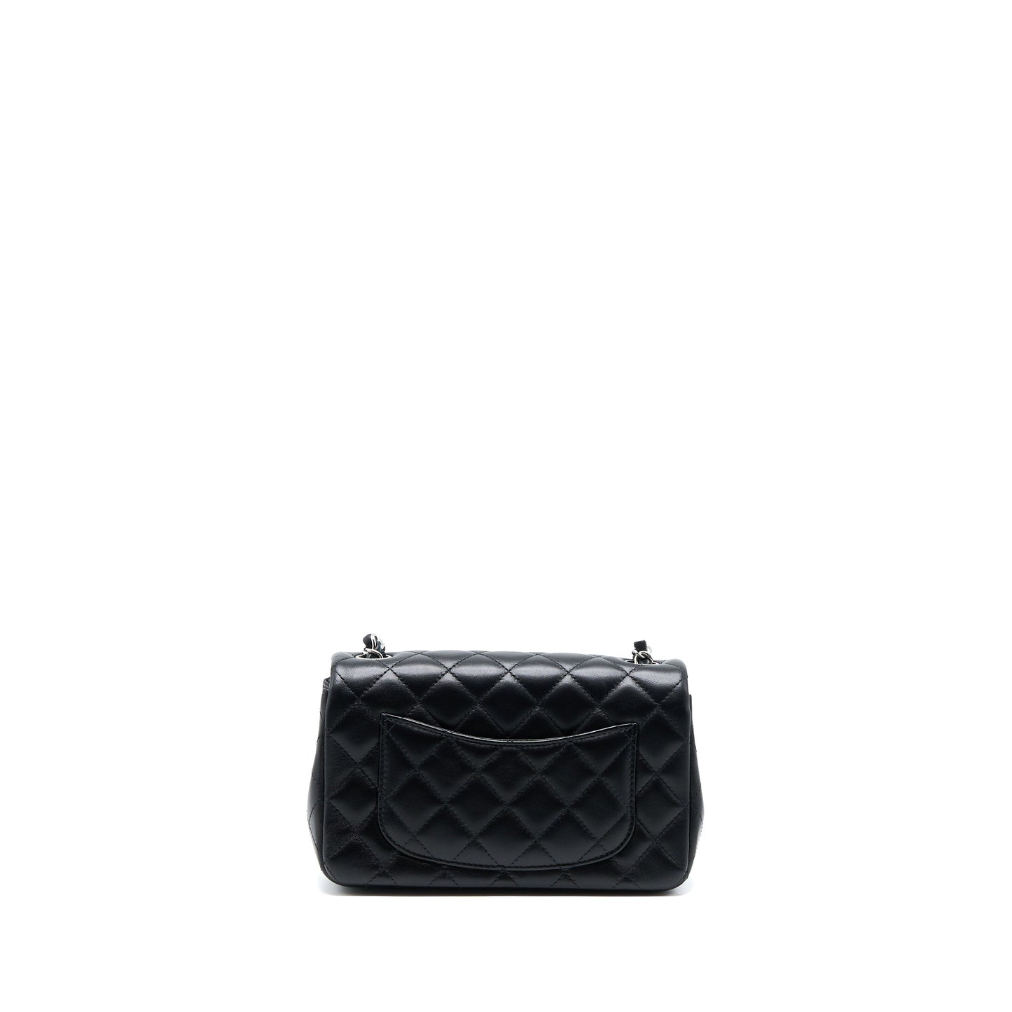 Chanel Mini Rectangular Lambskin Black (Microchip)