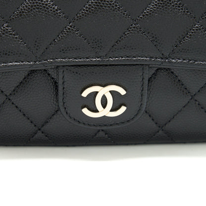 Chanel mini Glass case bag caviar black L