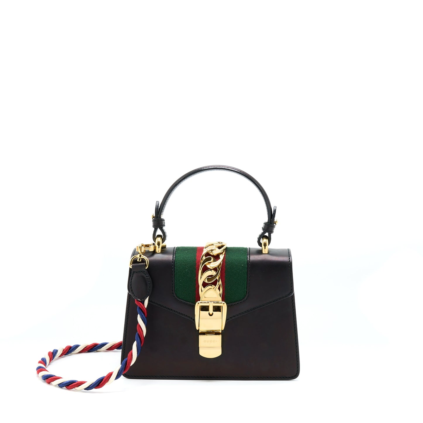 Gucci Mini Top Handle Sylvie Bag Black