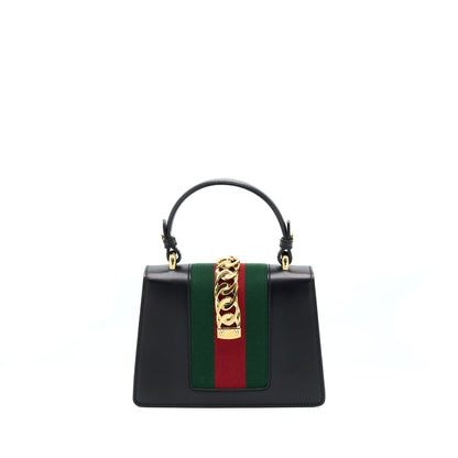 Gucci Mini Top Handle Sylvie Bag Black