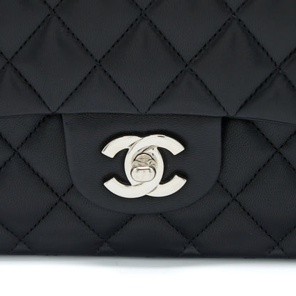 Chanel Medium Classic Double Flap Bag Lambskin Black