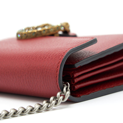 Gucci Dionysus Chain Wallet Red