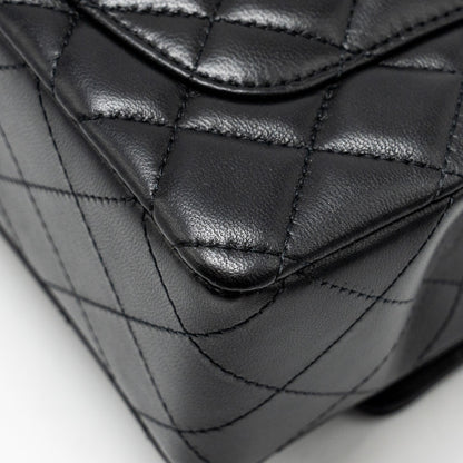 Chanel Mini Rectangular Flap Bag Lambskin Black L (microchip)