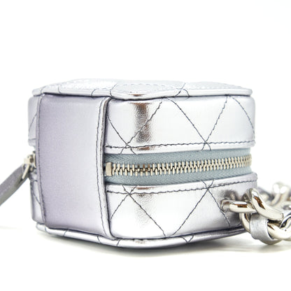 Chanel Mini Vanity with Giant Chain Silver