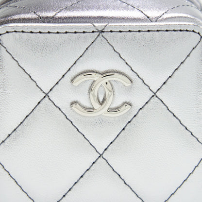 Chanel Mini Vanity with Giant Chain Silver