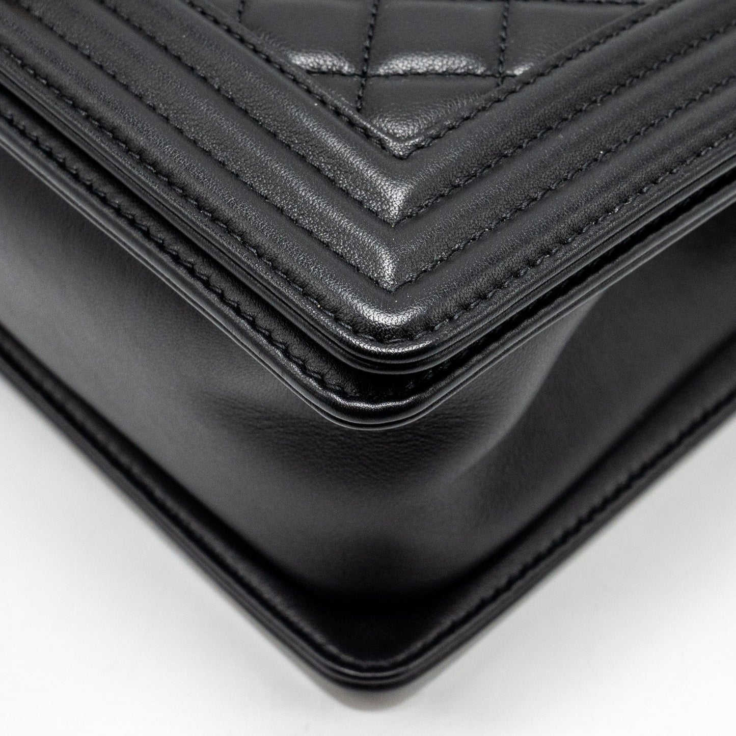 Chanel Medium Boy Bag Calfskin Black