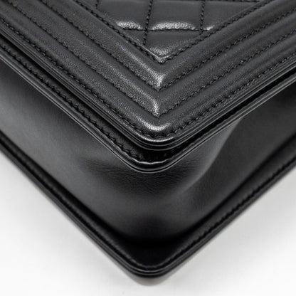 Chanel Medium Boy Bag Calfskin Black