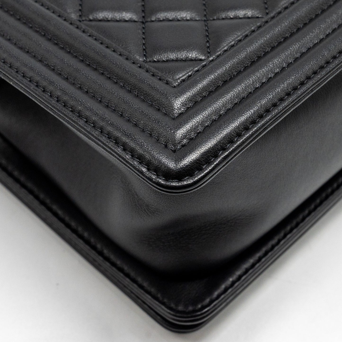 Chanel Medium Boy Bag Calfskin Black