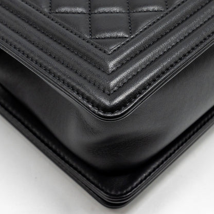Chanel Medium Boy Bag Calfskin Black