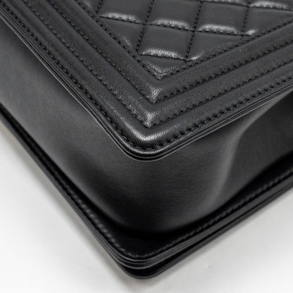 Chanel Medium Boy Bag Calfskin Black