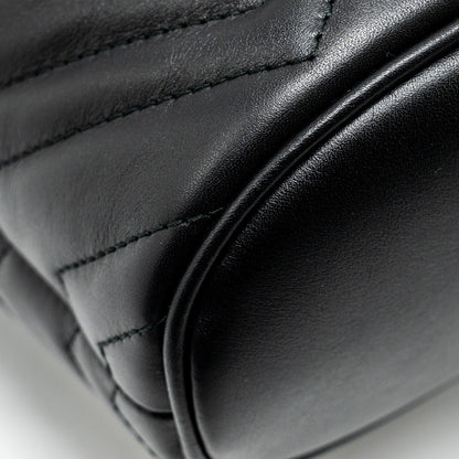 Gucci GG Marmont Backpack Calfskin Black