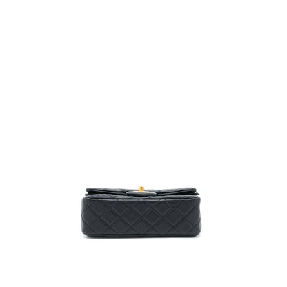 Chanel Pearl Crush Mini Rectangular Lambskin Black With  (Microchip)